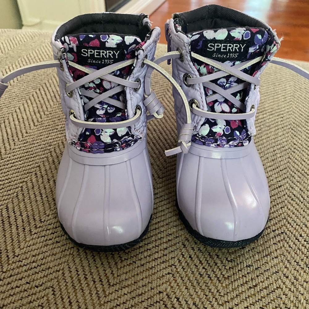 Sperry Little Kid's Saltwater Duck Boot Toddler size 6